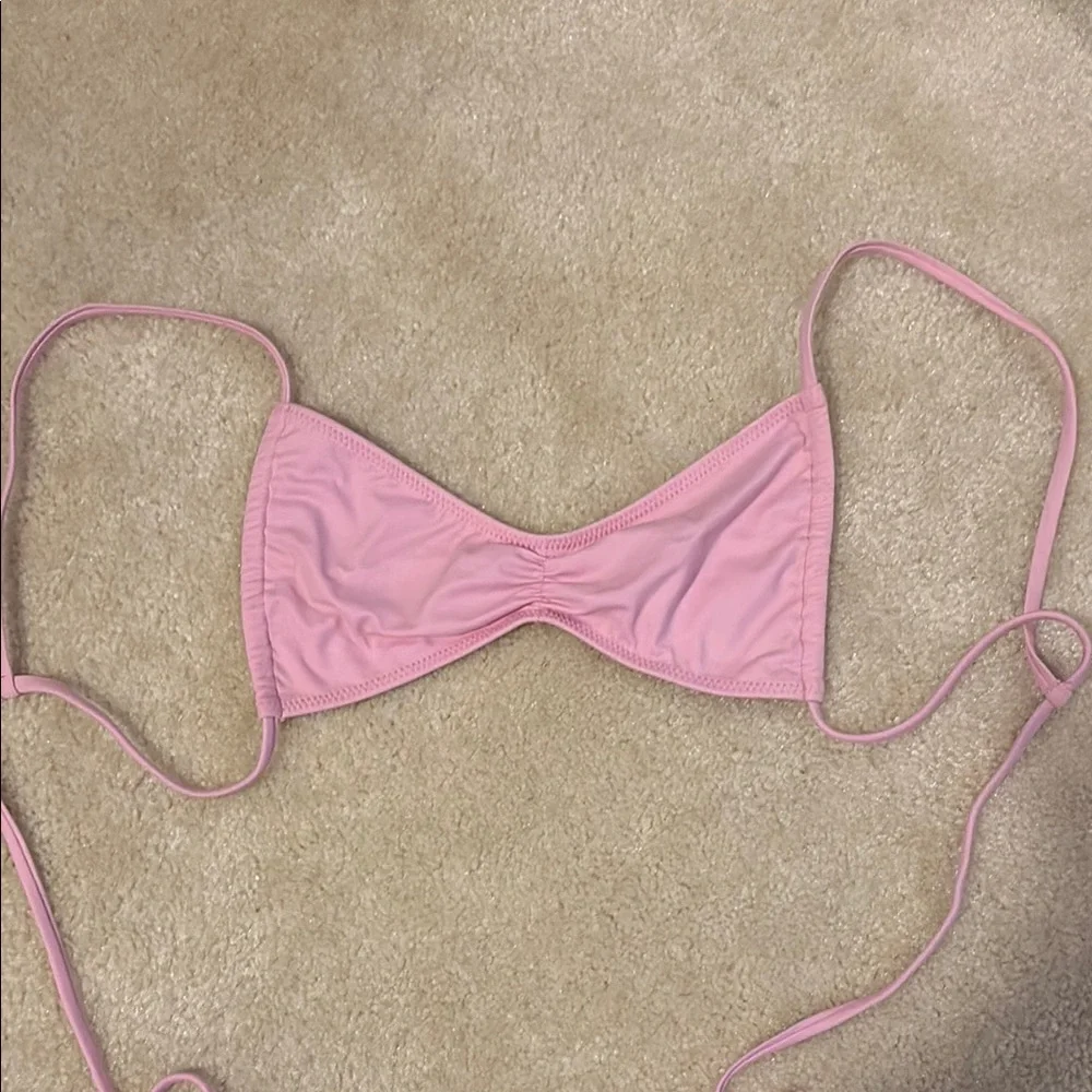 PacSun Eco Swim Pink Bikini Top - Picture 6 of 8